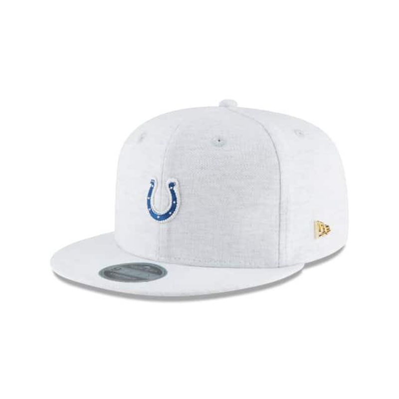 NFL Indianapolis Colts Micro Stitch 9Fifty Snapback (DNZ6954) - Grey New Era Caps